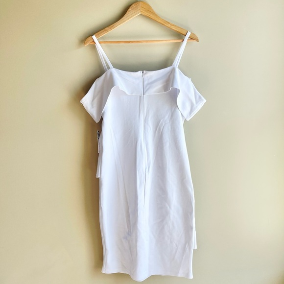 NWT Fashion to Figure White Off the Shoulder Dress - Picture 2 of 2